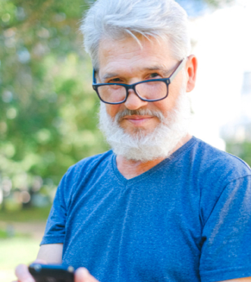 A man with glasses